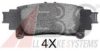 A.B.S. 37967 OE Brake Pad Set, disc brake